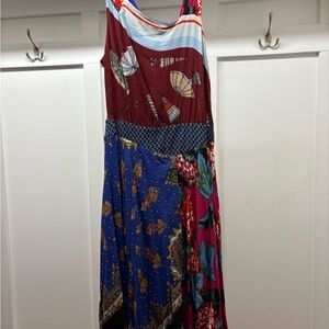 Anthropologie Moulinette Soeurs Royal Blue Dress